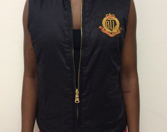 Ralph Lauren Black And Red Reversible Vest