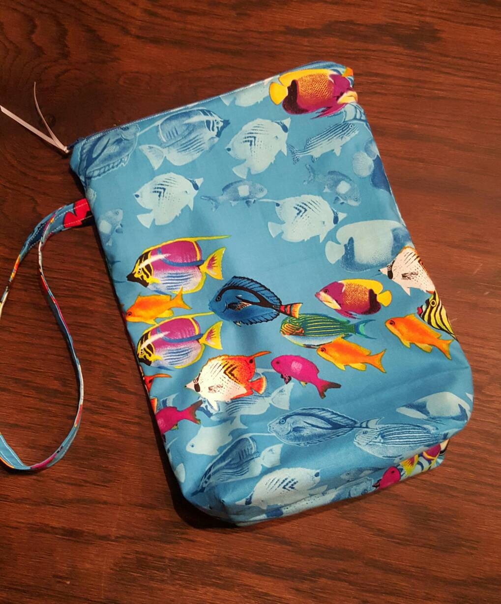 Wet bag Wet swimsuit bag Bikini bag Small with tropical