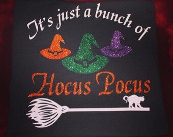 Disney's "Hocus Pocus" inspired (GLITTER) t-shirt. "It's just a bunch of Hocus Pocus."