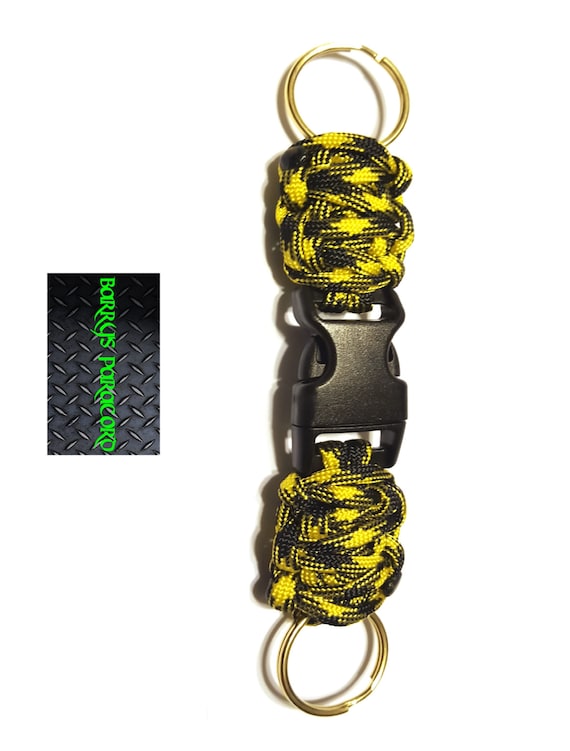 Pull Apart Key Chain Braided Keychain Key Fob by BarrysParacord