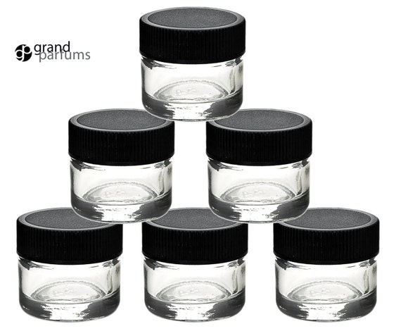 Download 250 WHOLESALE 5ml GLASS Cosmetic Jars Mini Lip Balm 5 ml