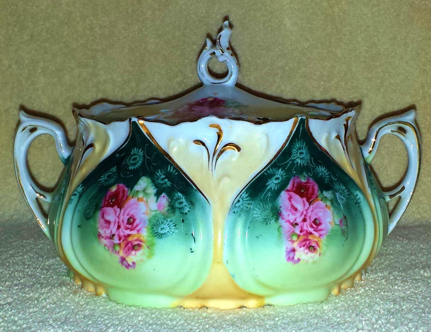 Red mark RS Prussia cracker jar