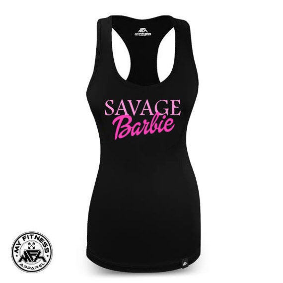 Savage Barbie Fitness Tank Top For Women Exercise Top