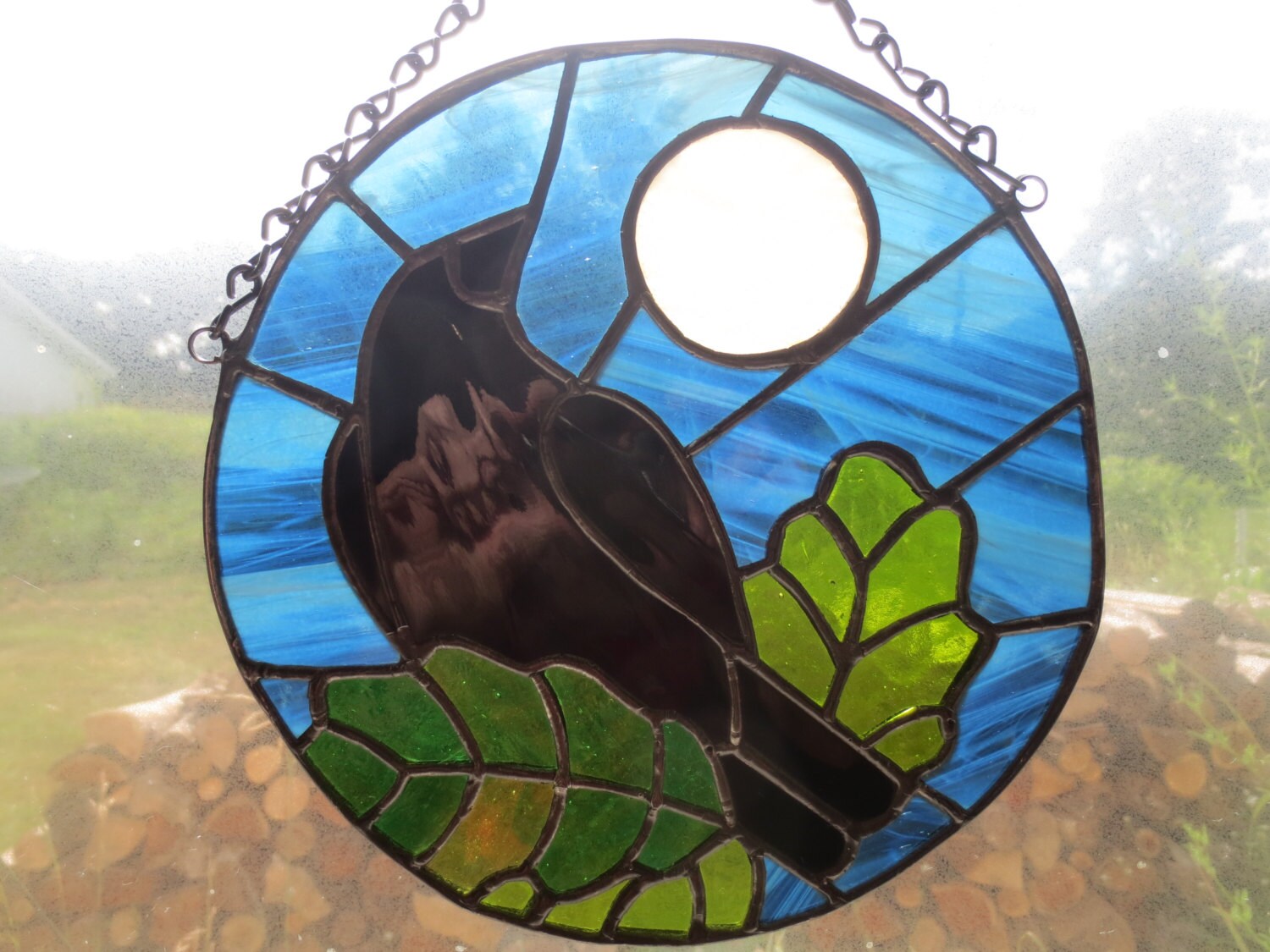 wiccan stained glass design