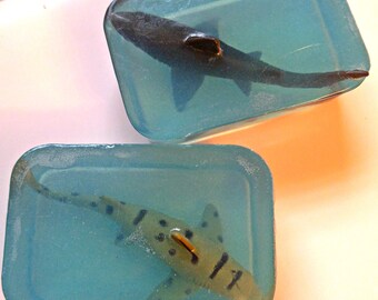 Shark Toy Soap- Soap with Toys- Guest Soap- Party Favors