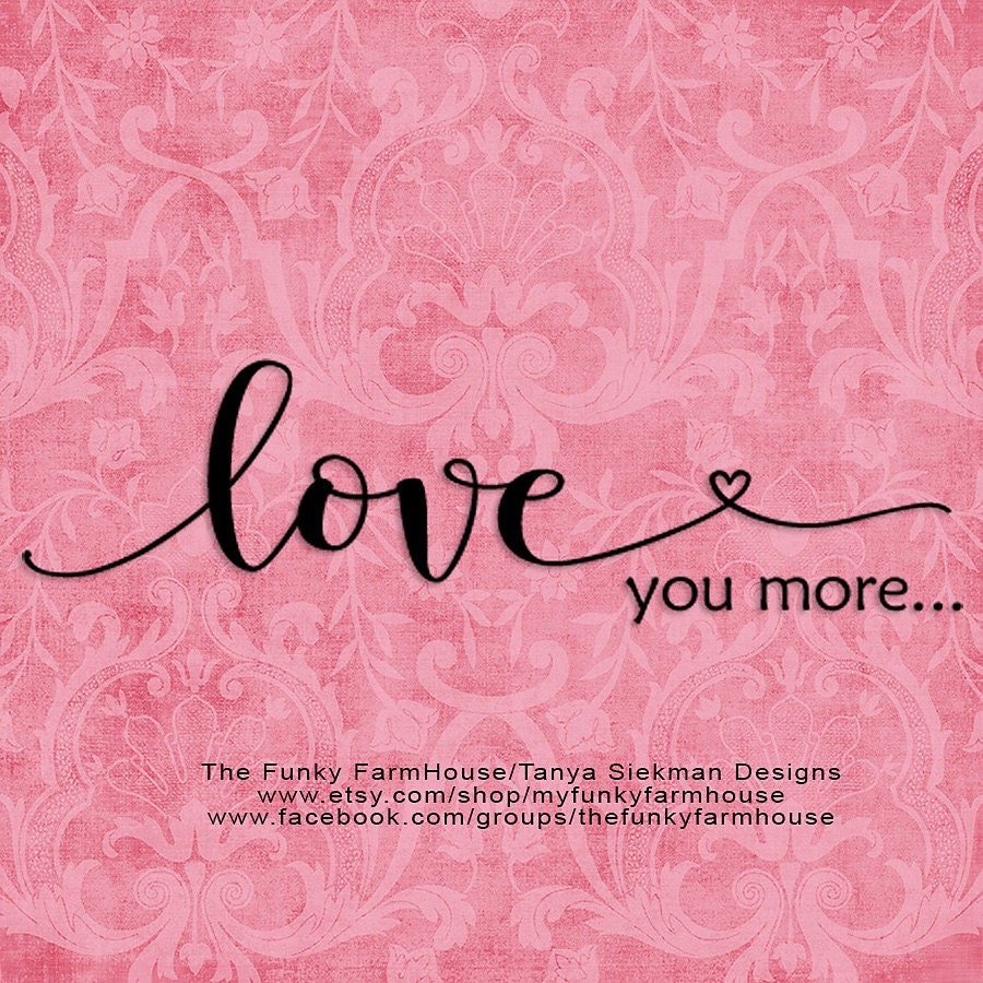 Download SVG & PNG Love you more