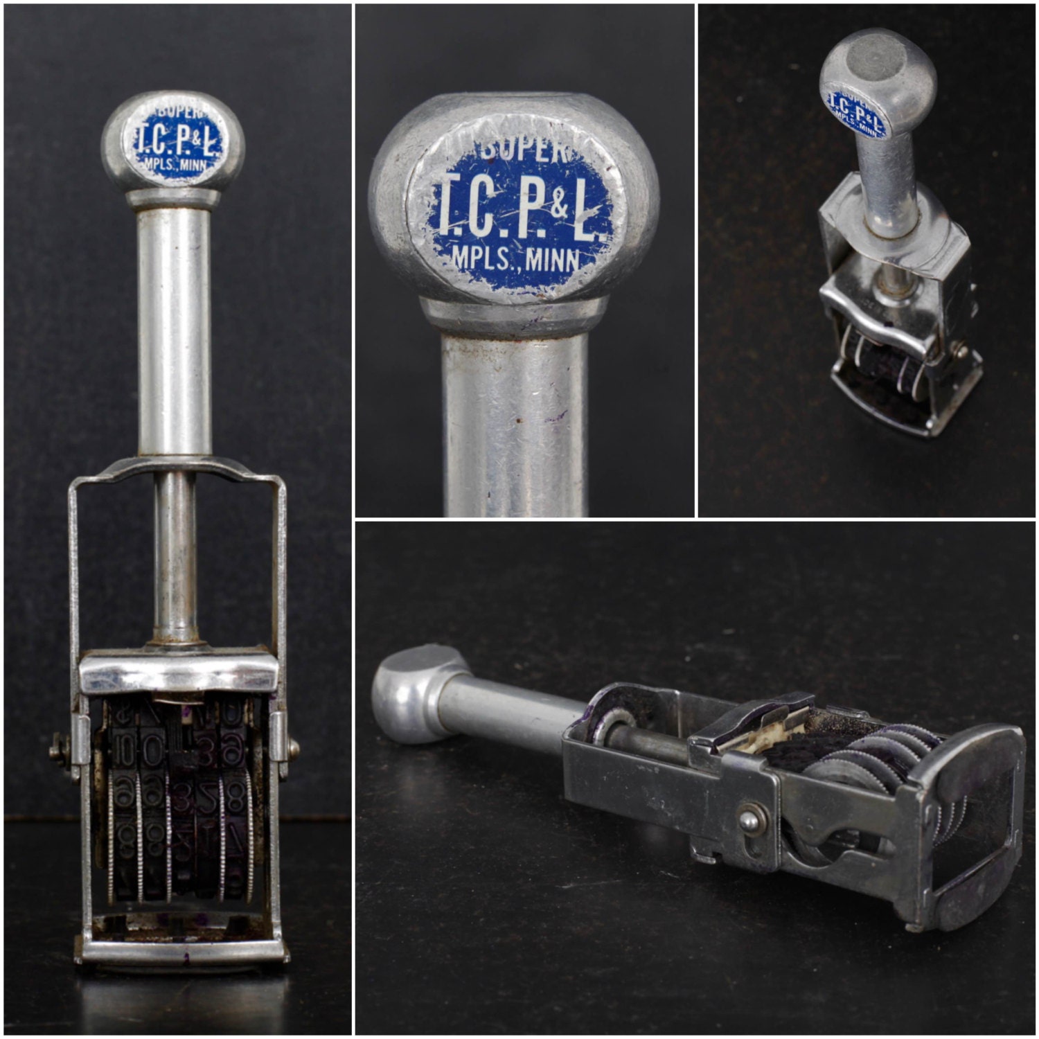 Vintage TCP & L Price Marker / Price Stamper / Grocery Store Pricer