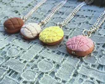 Concha necklace pan dulce Mexican sweet bread
