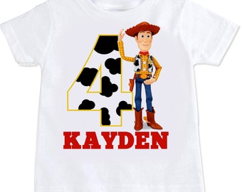 toy story woody birthday shirt