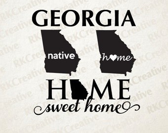 Free Free 251 Georgia Home Svg SVG PNG EPS DXF File