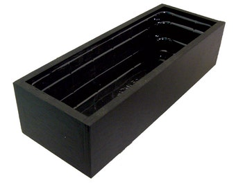 Planter in Black 53" x 12" D x 6" H