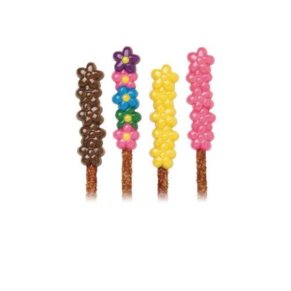 Wilton Flower Pretzel Chocolate Mold Daises Pretzel Rod Mold