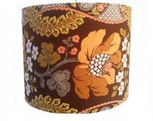 Vintage Floral Fabric Flower Lampshade Light