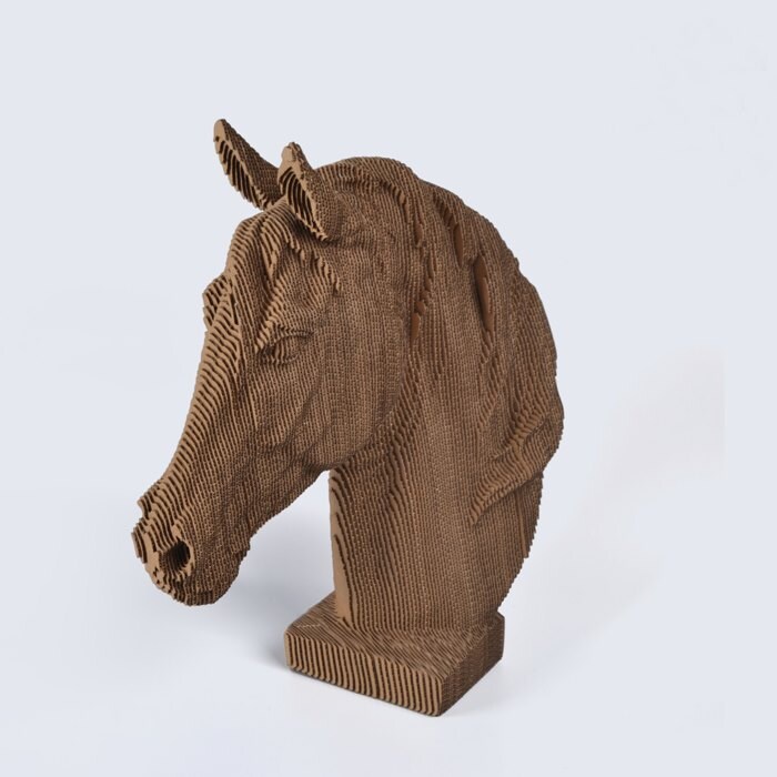 Horse Head DIY Cardboard Craft