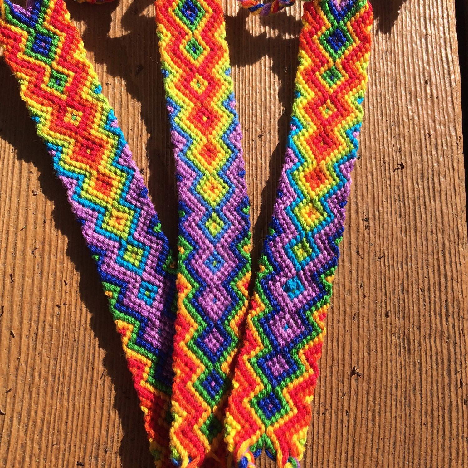 Rainbow Friendship Bracelet