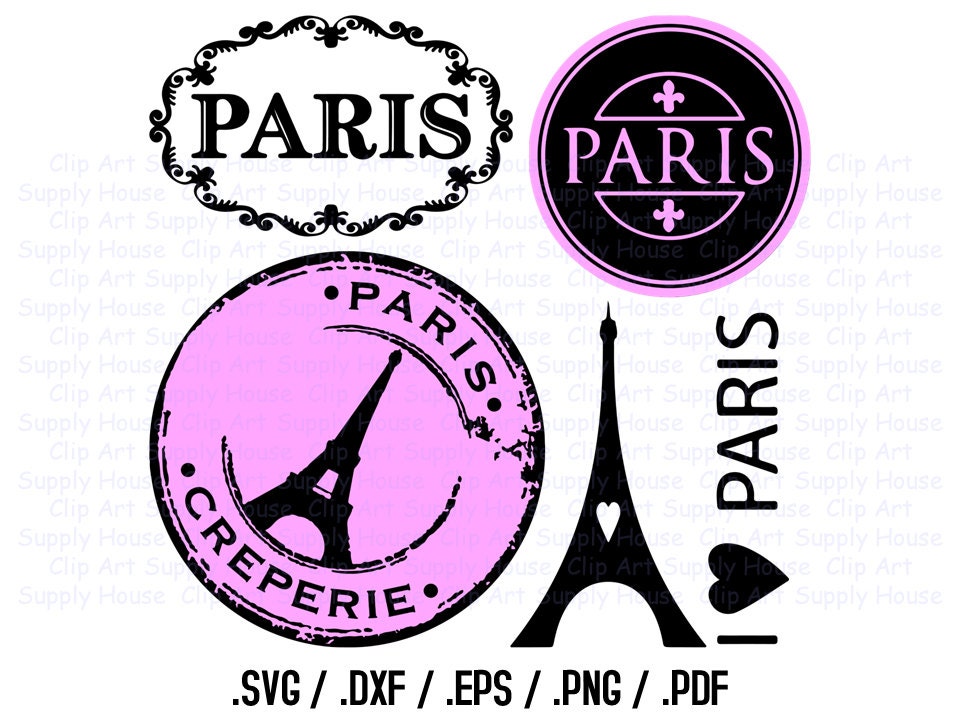 Download Paris Clipart Paris SVG Files I Love Paris Clipart Parisian
