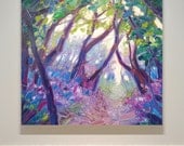 Original Oil Painting - Sussex Woodland Path Original Oil Painting - Sussex Woodland Path