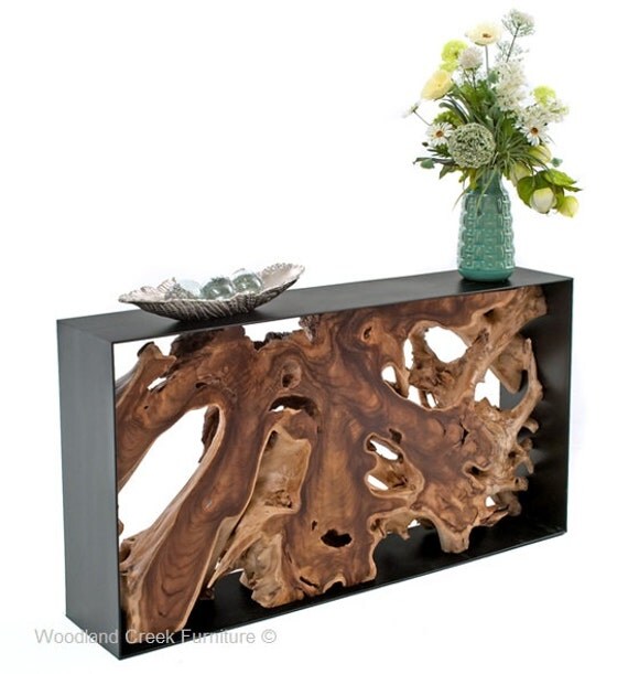 Modern Root Console Table