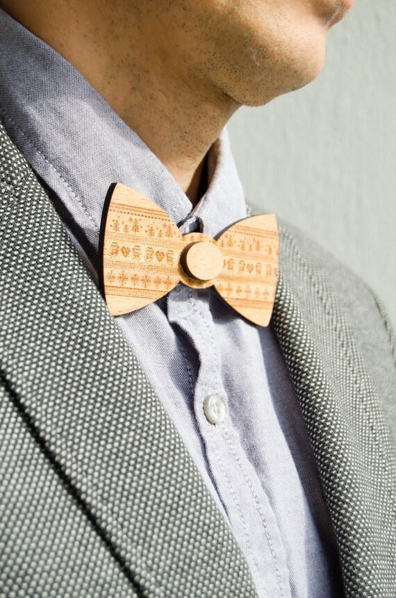 Bow Tie Christmas Ornament Men Gift Nordic by MustHaveGift on Etsy