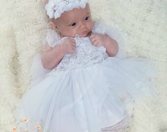 Baptism gown - Etsy