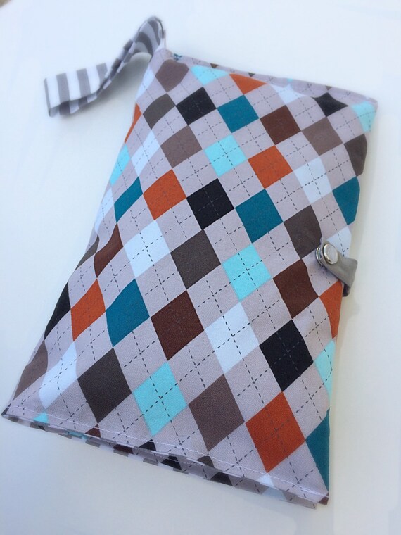 Boys Diaper Clutch Boys Diaper Bag Argyle by madebySINGERandZEUS