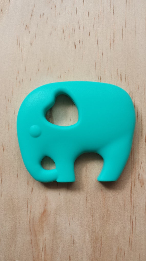 blue elephant teether