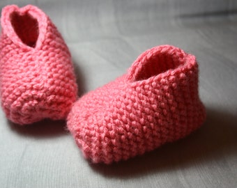 Coral Baby Shoes, Baby Girl Shoes, Newborn Shoes, Turquose baby Shoes,handmade baby shoes,