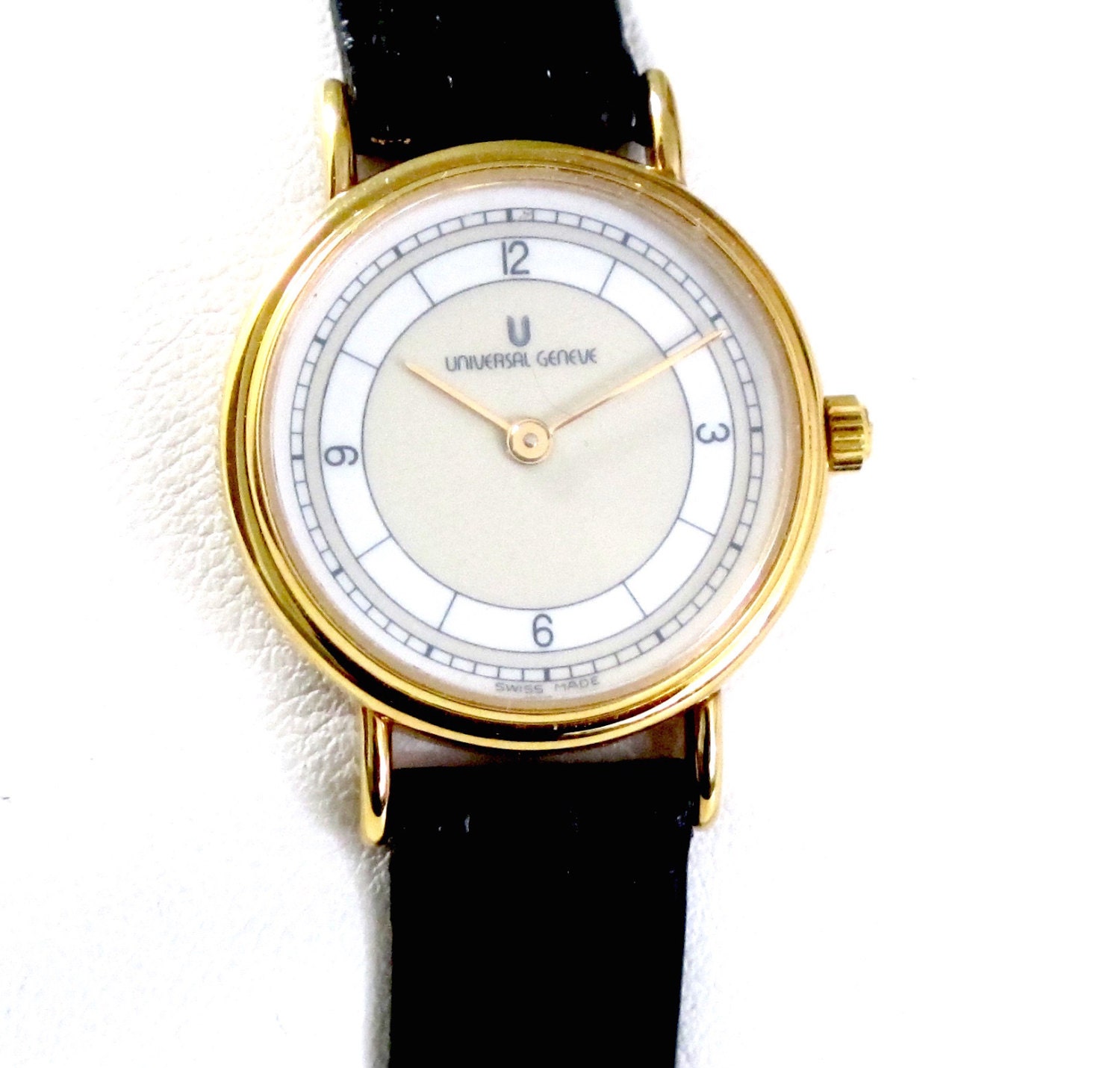 Lady's Universal Geneve Swiss watch 18Kt. Gold plate with