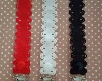 3 pack dummy chains. Pacifier chain.Dummy clip.Pacifier clip