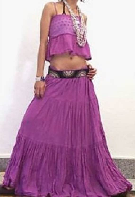 Lavender Purple Gypsy Skirt By Blondellalife On Etsy 6891