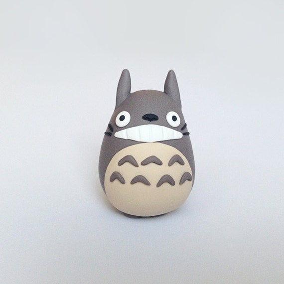 Totoro Figurine Polymer Clay Totoro minimio Figurine