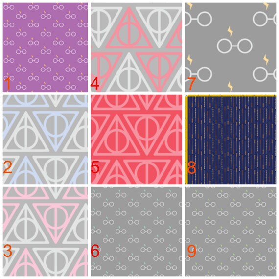 Harry Potter Crib Bedding mini or standard by RiverBabySupplies