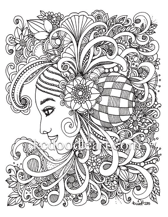 Flower Adultcoloring Pages 5