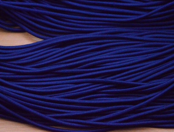 4. Non-Slip Rubber Hair Bands in Navy Blue - wide 2