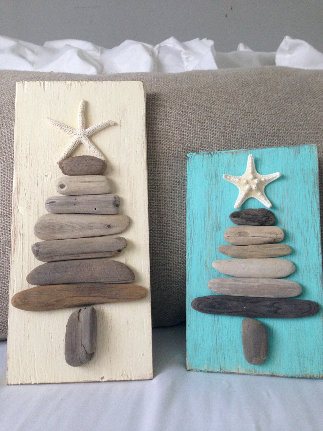 Driftwood Christmas Trees Driftwood Art Coastal Christmas