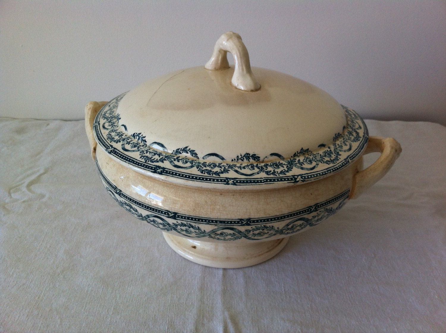 Beautiful french tureen Terre de fer End by biarritzautrefois