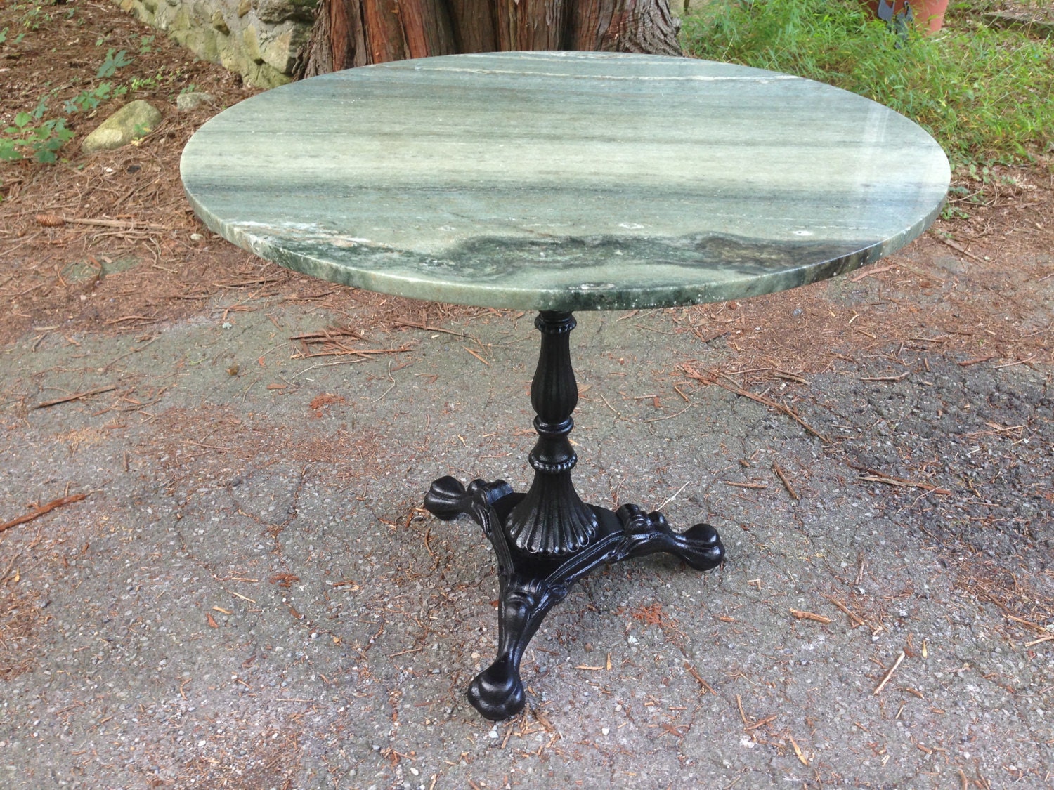 french bistro cafe table