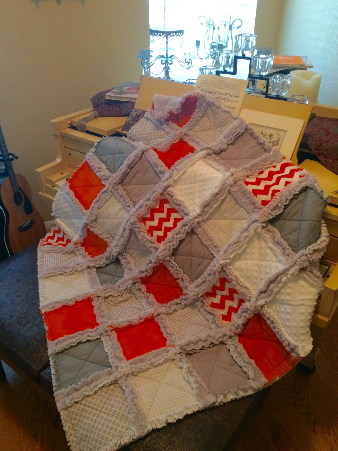 Rag Quilt Baby Blanket