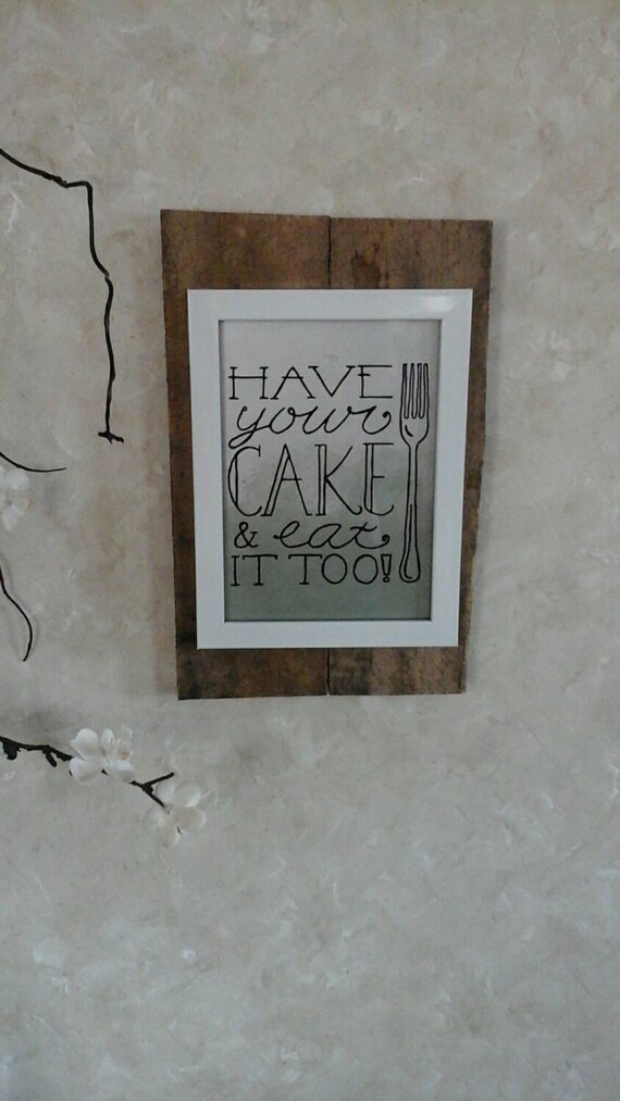 Items similar to Rustic framed art on Etsy