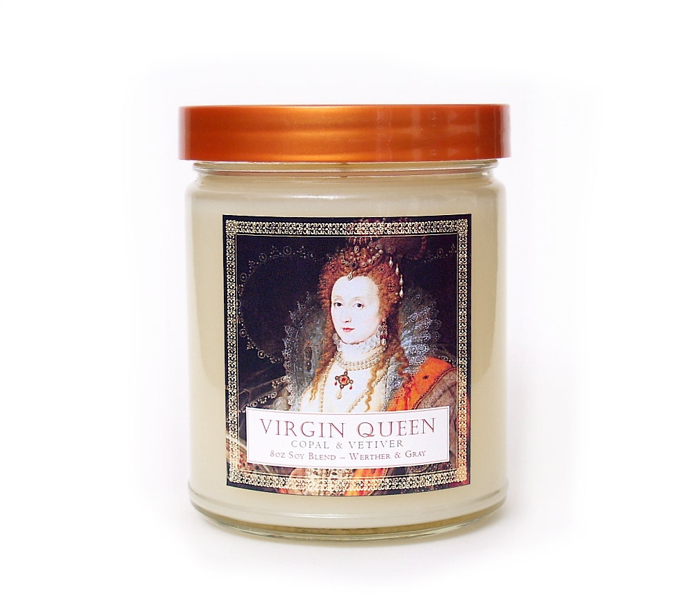 VIRGIN QUEEN Scented Candle Queen Elizabeth Copal