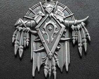 The Horde medallion inspired by World of Warcraft game