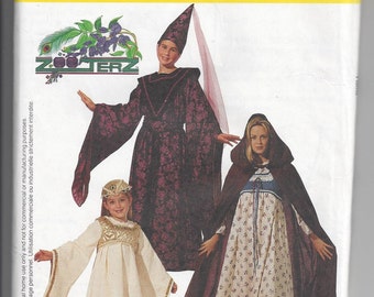 McCall's #8937 Pattern for Children's, Girls', and Misses' Medieval Costumes