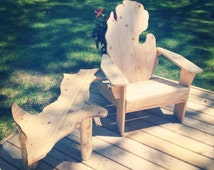 Michigan adirondack chair, Michigan chair, Michigan chairs, patio furniture, #patio furniture, #outdoor furniture, #lawn chairs, #adirondack