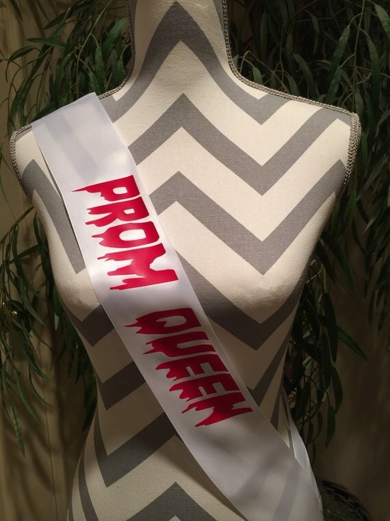 A Custom Pageant Halloween Ribbon Sash  zombie  by things2bling
