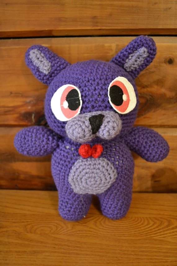 Items similar to Bonnie the Bunny FNAF crochet plushie on Etsy