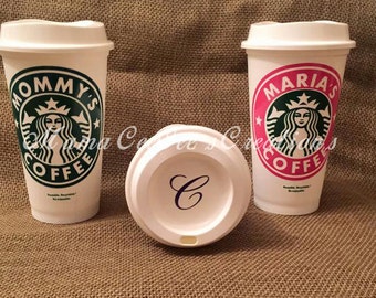 DISCOUNT: 5 - 9 Reusable & Personalized Starbucks Cup - Go Green with style! - DISCOUNT