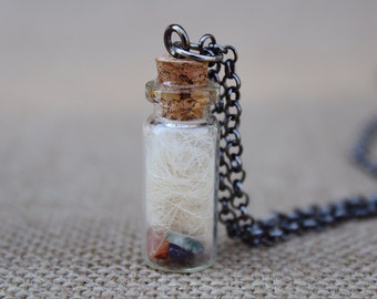 Custom Wolf Fur Necklace of one of our Residents at Saint Francis Wolf Sanctuary