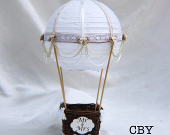 Hot Air Balloon Wedding Table Number Centerpiece // Hot Air Balloon Party Decorations // Hot Air Balloon Decoration