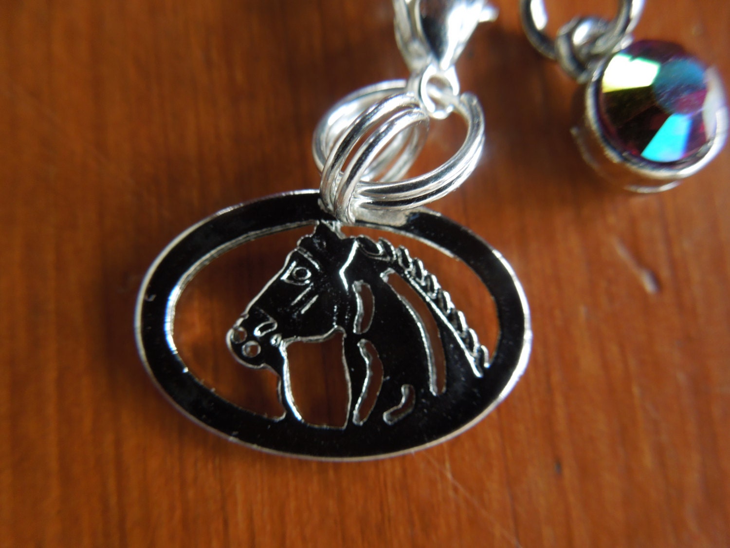 Bridle charm horse jewellery horse equestrian dog collar