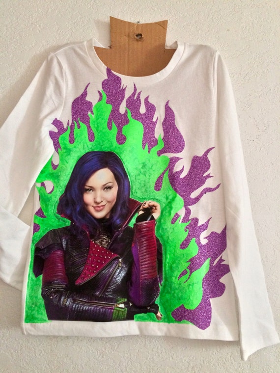 Disney Descendants Mal Flame T-Shirt for by MainstreetImaginEARS